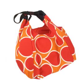 Tas Shopper bag retro rood oranje luiertas oranje tas katoen bag - Retro Shop